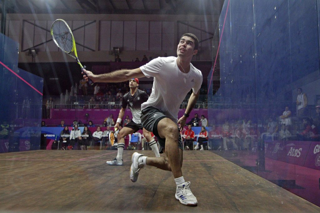 Foto sobre: DIEGO ELÍAS, UN PERUANO QUE SE LUCE EN SQUASH