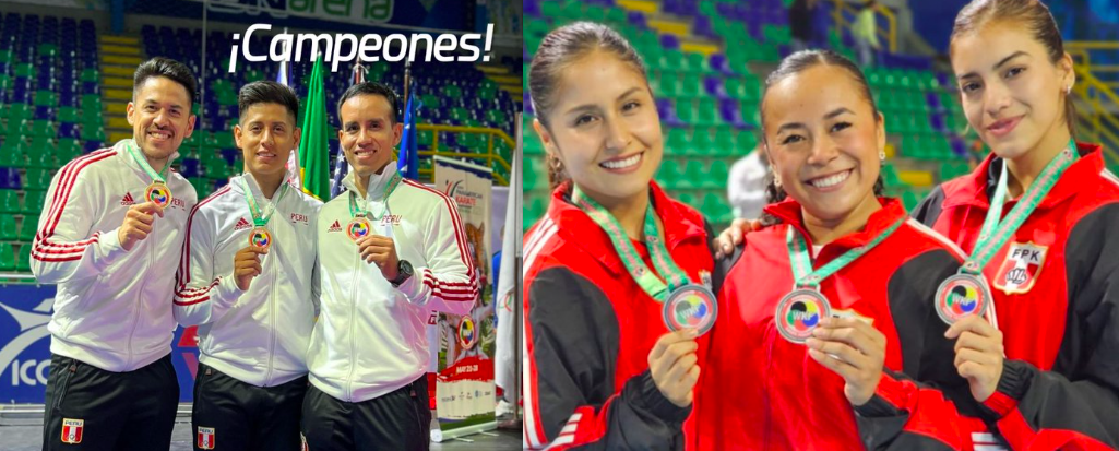 Foto sobre: PERUANOS GANAN ORO Y PLATA EN PANAMERICANO DE KARATE